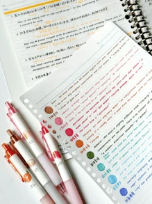 4 支彩色 0.5 毫米凝胶笔套装香薰笔 3D 水果图案草莓和葡萄南瓜万圣节配色方案签名笔，书写绘图手册办公室学校，适用于办公室、会议、学习笔记、书法、突出显示标记、返校、万圣节礼物 - Pink series - Scented Pens (4 pieces) - 查看 3