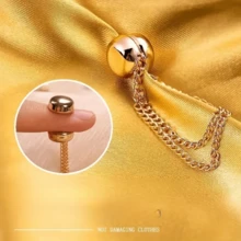 1 件/5 件/10 件磁性按扣，用于裤腿和袖子的开衫紧固件，可拆卸，无需钉子或缝纫，用于缩短和收紧的金属夹 - 彩色 - 查看 10