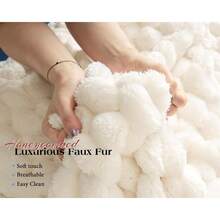 53 Inch Oversized Chaise Lounge, Upholstered Sofa Bed With Throw Pillows And Armrests, Sleeper Chair- Comfy Chair Bed For Living Room,Beige - Màu be - Xem 4