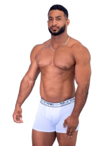 KIT 6 MEN'S ADULT BOXER PANTIES - trắng - Xem 1
