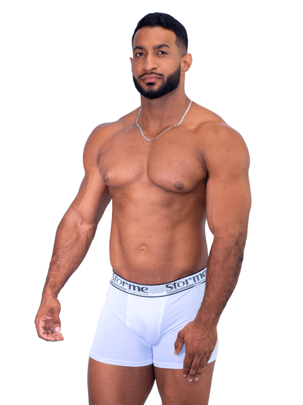 KIT 6 MEN'S ADULT BOXER PANTIES - trắng - Xem 1