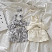 1 buc. Rochie cu bretele din lână pentru animale de companie toamnă/iarnă, haine pentru câini/pisici