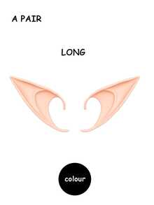 2 peças/Conjunto Orelhas Mágicas e de Fada - Estilo Versátil, Médio e Longo, Orelhas Pontudas Macias para Cosplay, Festa de Natal, Halloween, Maquiagem de Fantasia, Acessórios de Fantasia Elfo, Mascarada, Vampiro, Fada, Acessórios de Fantasia Confortáveis para Feriados e Cosplay