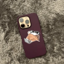 OK Cat 卡通猫乙烯基贴纸，防水自粘贴纸适用于汽车、笔记本电脑、卡车、摩托车，防刮保护和装饰边，适用于木材、塑料、玻璃、金属、陶瓷表面，光滑表面，一次性使用，不对称形状汽车 - 彩色 - 查看 4