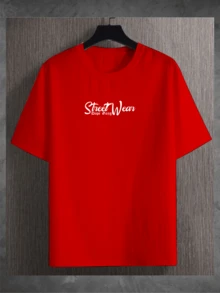 Hinataa T-Shirt Luxury Streetwear T-Shirt Unisex Fashion - 紅色 - 查看 2