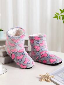 2025 Autumn/Winter Adult Indoor Slippers, Non-Slip Thickened Thermal Lining, Warm Indoor Shoes For Men & Women