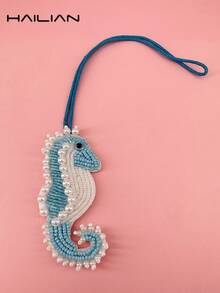 HAILIAN Bộ mặt dây chuyền hình sinh vật biển đính hạt, bao gồm cá voi, rùa, ngọc trai, cá voi đính ngọc trai và rùa đính đá. Có thể dùng làm phụ kiện túi xách, móc khóa hoặc làm quà tặng nhỏ cho gia đình, bạn bè và người thân yêu vào dịp sinh nhật, ngày lễ và các buổi lễ ở trường. Chất liệu: Hạt cườm, ngọc trai khảm, ngọc trai đính thủ công. - Nhiều màu - Xem 6