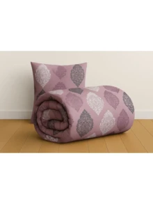 Made In Turkey - Single Size Patterned Fitted Sheet ( 1pc ) Set Turkish Cotton - 100x200 Cm + ( 1 Pc ) Pillowcase 50x70 Cm | Soft & Durable Bedding