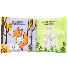 Soft Cloth Children's Book With Silicone Teether For Babies All Book - GRATEFUL HEART - View 2