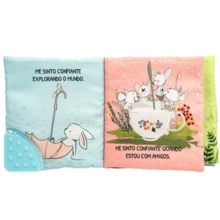 Soft Cloth Children's Book With Silicone Teether For Babies All Book - TRUSTING - View 5