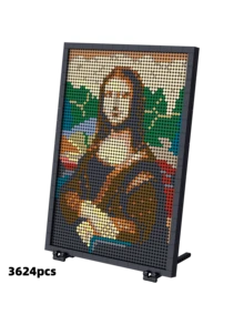 2000+ piezas de bloques de construcción para adultos, nebulosa galáctica creativa, Mona Lisa, girasol de otoño, modelo de ladrillo de alta dificultad de 2.5 mm de partículas micro, decoración del hogar, regalo de Navidad/Halloween/Día de San Valentín/Año Nuevo