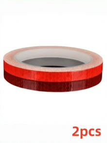 1 件反光自行车和摩托车防水 PVC 胶带、警示灯贴纸、DIY 摩托车轮辋装饰胶带 - 彩色 - 查看 11