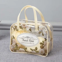 5-Piece Travel Hygiene Kit With Bag, Comb, Soap Dish, Shower Organizer, Complete Multipurpose Everyday Life - 淺粉色 - 查看 3