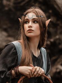 2 peças/Conjunto Orelhas Mágicas e de Fada - Estilo Versátil, Médio e Longo, Orelhas Pontudas Macias para Cosplay, Festa de Natal, Halloween, Maquiagem de Fantasia, Acessórios de Fantasia Elfo, Mascarada, Vampiro, Fada, Acessórios de Fantasia Confortáveis para Feriados e Cosplay