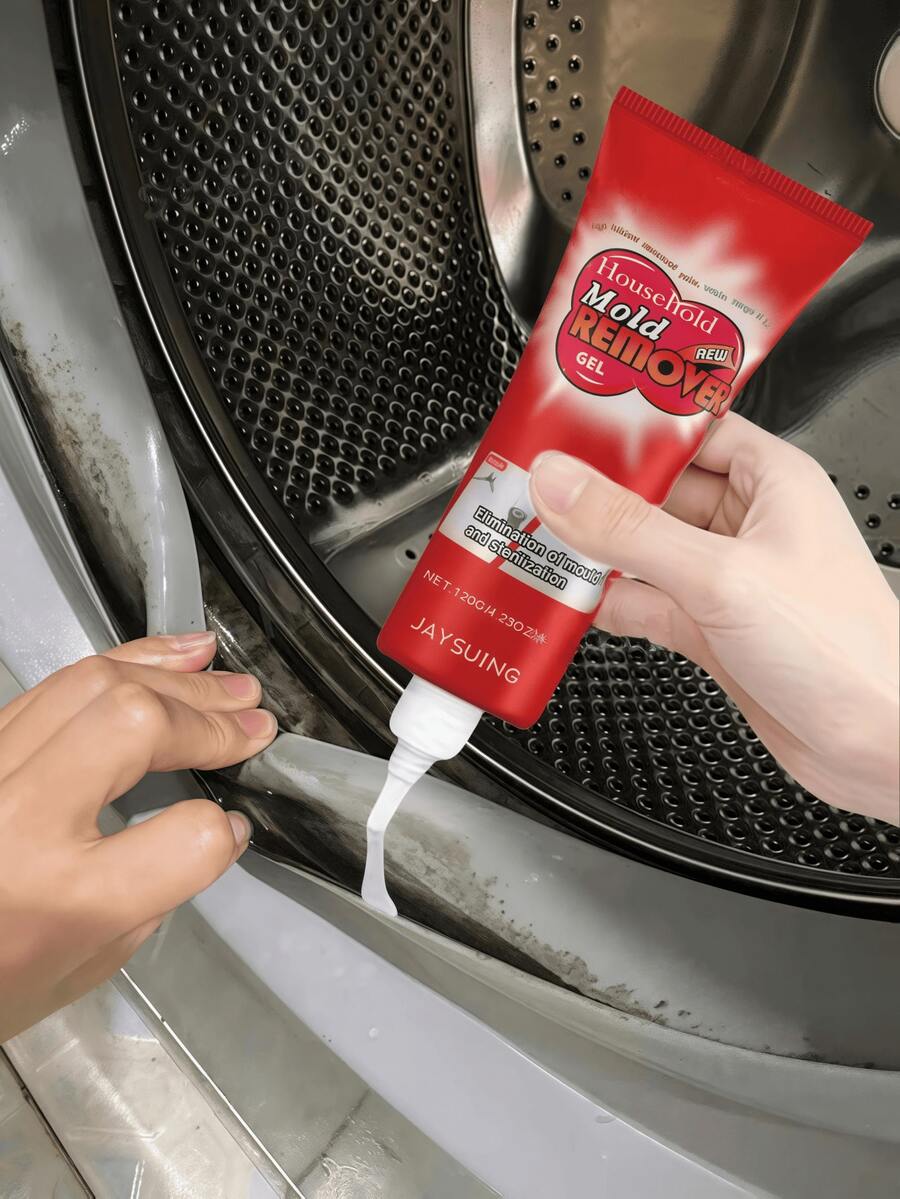 Multi-Purpose Mold & Mildew Remover Gel, Effective For Cleaning Stubborn Stains In Sinks, Bathtubs, Toilets, Bathrooms & Kitchens. Removes Mold & Mildew From Tile, Grout, Sinks, Toilets, Vanities. Odorless, Strong Cleaning Power.