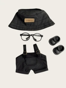 专为拉布布设计的时尚服装系列，适用于17厘米吊坠娃娃。多种颜色和款式可选，可搭配多色工装短裤、夏季帽子、眼镜和靴子，或购买全套。适用于第一代/第二代人偶，是生日、周年纪念日或节日庆典的完美礼物。 - 彩色 - 查看 13