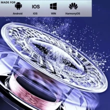 KY2 单只无线耳机，气导式，OWS 耳机，HiFi 耳挂式音乐运动降噪耳机，兼容所有智能手机 - 彩色 - 查看 7