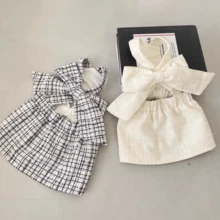 1 buc. Rochie cu bretele din lână pentru animale de companie toamnă/iarnă, haine pentru câini/pisici