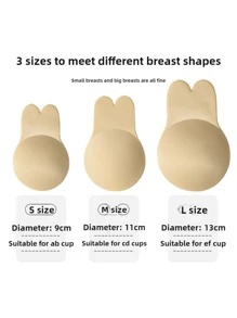 4pcs/2pcs Reusable Bunny Ears Silicone Invisible Bra Self-Adhesive Sports Push-Up Bra Stickers - Multicolor - View 7