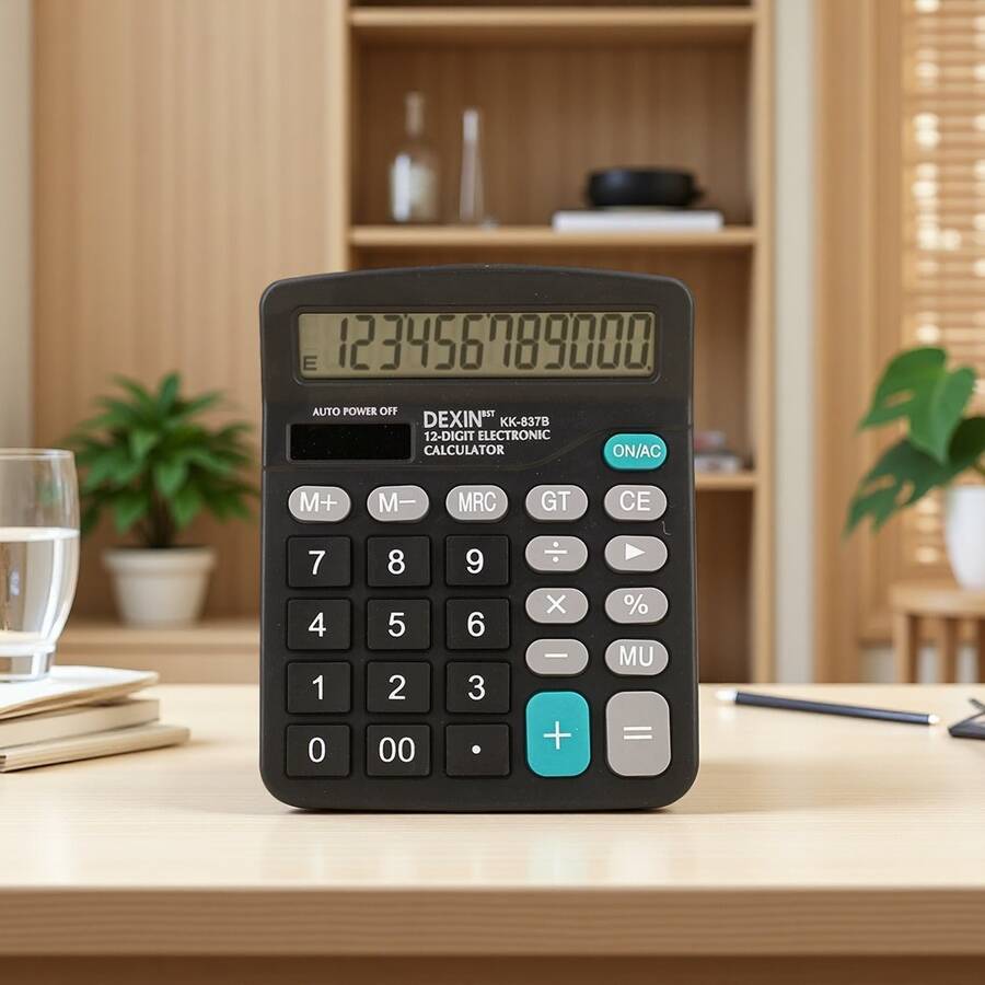 1pc Desktop Calculator With Bidirectional Power Check And Correction ...