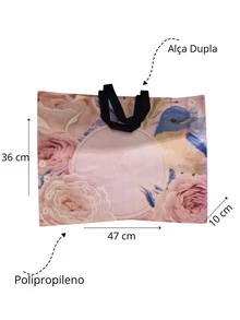 6 Sacolas Personalizar Reutilizavel Brinde Ecologica 47x36 Bolsa Ecologica EcoBag