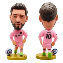 Figura Coleccionable Fútbol Soccer Messi Inter De Miami - Rosa - Ver 2