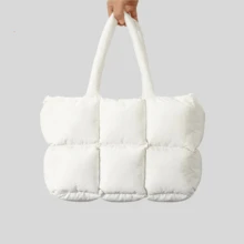 Tote Maxi Puffer Bag - Blendibox - White - View 2