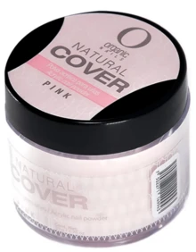 Polvo acrílico para uñas Cover Organic Nails 50g, alta calidad para manicura profesional, fácil de aplicar, acabado natural, larga duración, perfecto para salones y uso personal - Rosa - Ver 1