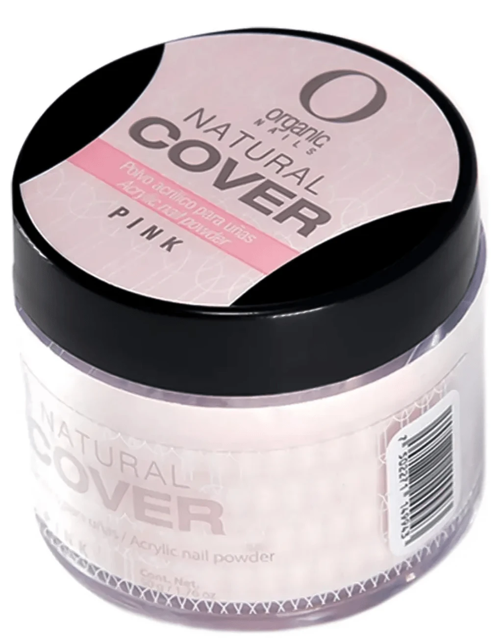 Polvo acrílico para uñas Cover Organic Nails 50g, alta calidad para manicura profesional, fácil de aplicar, acabado natural, larga duración, perfecto para salones y uso personal - Rosa - Ver 1