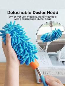 1pc Stretchable Dust Brush, Suitable For Household Cleaning
