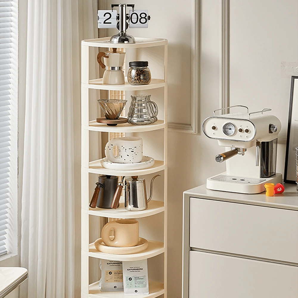 Lislark 5/7/9 Tier Shoe Rack Tall Storage Shelf Unit Cabinet Organiser Footwear Stand - Milky White 7 Layers - View 1