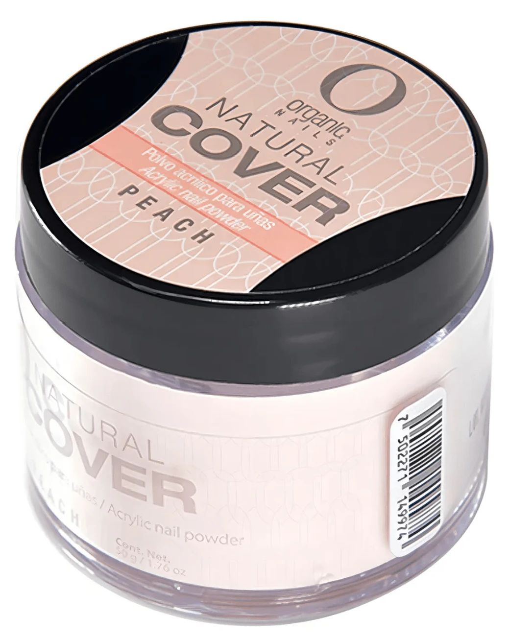 Polvo acrílico para uñas Cover Organic Nails 50g, alta calidad para manicura profesional, fácil de aplicar, acabado natural, larga duración, perfecto para salones y uso personal - Durazno - Ver 1