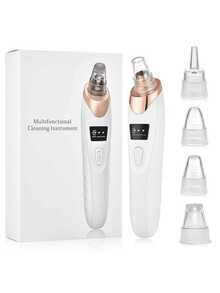 1pc Women's Blackhead Remover Pore Vacuum Cleaner, 3 Suction Levels Blackhead Extractor Pore Cleaner - USB Rechargeable Adult Facial Pore Cleaning Set, Multi-Functional Cleaning Tool, Comes With Cleaning Instructions - Multicolor - View 10
