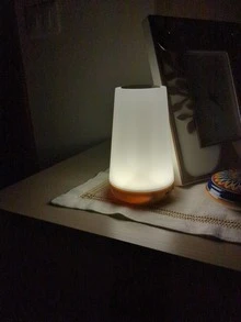 1pc Touch Sensor LED Desk Lamp, USB Rechargeable Bedside Lamp, Dimmable, Multi-Color Modes, Timer, Portable Nightlight For Bedroom, Living Room, Camping - Remote Control Desk Lamp - View 3