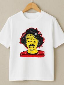 Belchior Gym Day To Day T-Shirt 100% Cotton Comfortable Great Fit Plus Size - trắng - Xem 1