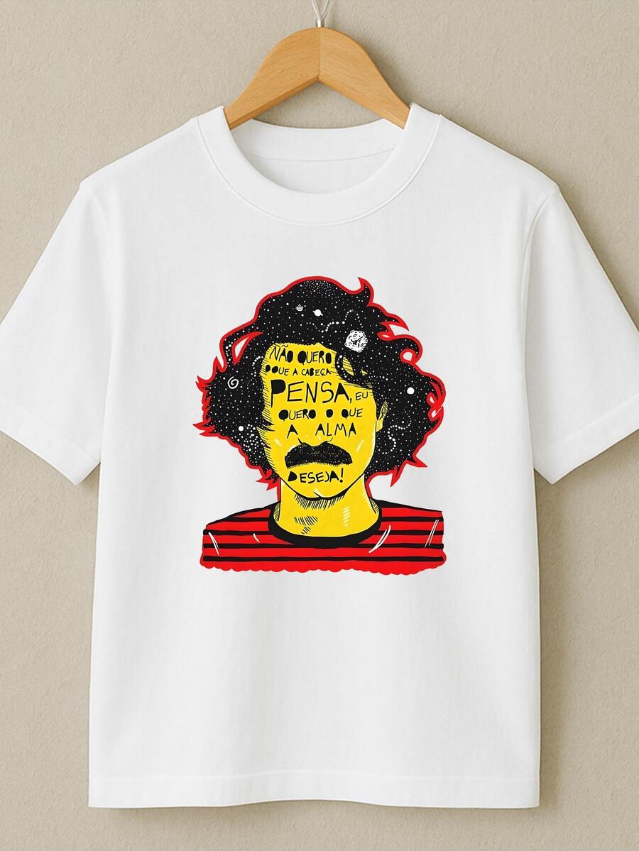 Belchior Gym Day To Day T-Shirt 100% Cotton Comfortable Great Fit Plus Size - trắng - Xem 1