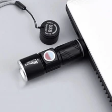 Wiederaufladbare UV-Taschenlampe, USB-Taschenlampe, Schwarzlicht UV-Holzlampe, LED tragbare Mini-Handtaschenlampe-Detektor zum Aufspüren von Hundeurin, Tierfecken, Fälschungsschutz und Harzaushärtung