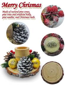 Christmas Candle Holder,Christmas Party Table Decorations Christmas Decorations Indoor,Christmas Decorations Home,Autumn Decor
