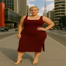 Florida Dress – Flourish With Charm And Elegance - Burgundy - View 2