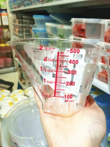 1件/2件家用带刻度量杯，烘焙、厨房、奶茶店用塑料量杯 - 透明色 - 查看 8
