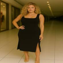 Florida Dress – Flourish With Charm And Elegance - Black - View 2