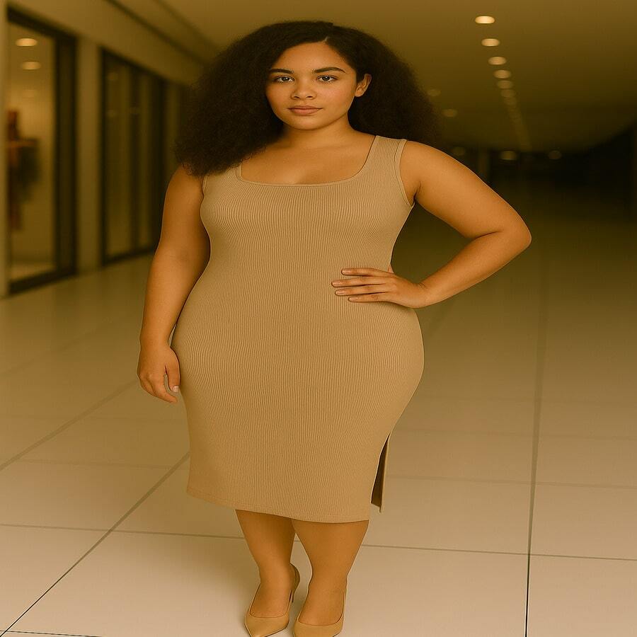Florida Dress – Flourish With Charm And Elegance - Óxido marrón - Ver 1