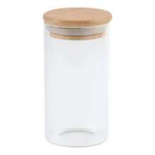 5x300ML/550ML/950ML  Vorratsglas Aus Glas VorratsgläSer Vorratsdose GlasbehäLter Mit Bambus Deckel - Übersicht 10