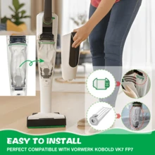 8pcs Vacuum Cleaner Accessories Kit Compatible With Vorwerk Kobold VK7 FP7, Including Dust Bags, Filters, Fragrance Pads, Disposable Dust Bags, Air Fresheners, Suitable For Home & Living Room Use - Multicolor - View 6