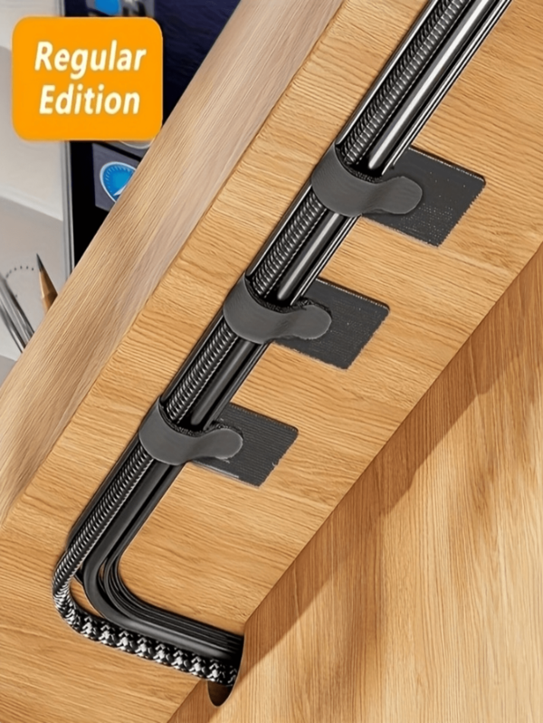 20 pièces de colliers de serrage en nylon durable et auto-adhésifs - blancs, réutilisables et polyvalents pour la gestion des câbles à la maison et au bureau, organisateur de câbles flexible, convient pour ordinateur, bureau, rangement de câbles (couleur aléatoire)