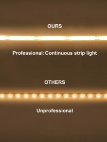 Acosh Neon COB LED Strip Light, 320 LEDs/M, Rotatable Button Dimming, 5V High Density Flexible RA90 FCOB LED Strip, Suitable For TV Backlight, Bedroom, Kitchen Decorative Lighting - Multicolor - View 7