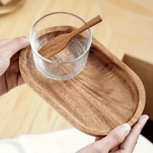 Wooden Tray Shaped As Pumpkin For Halloween, Suitable For Holding Candy, Snacks, Dried Fruits And Fresh Fruits. The Pumpkin-Shaped Tray Is Made Of Polished Solid Wood, Can Be Used As A Decorative Plate On The Home Dining Table. - Mocha Brown - View 14