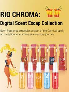 1瓶/4瓶/5瓶装 40毫升 巴西数码香氛/限量版室内外空气清新剂，持久留香，自然清新迷人香气，优雅的香草、椰子、花香、柑橘、木质香调，适合约会、派对、聚会、旅行、假期、居家、酒店、办公室等场合，也是生日、情人节、圣诞节的完美礼物。 - 多樣化香型 - 查看 3