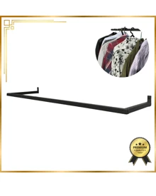 Arara de Parede 60cm Cabideiro Organizador de Roupas Loja Closet Quarto Cabide