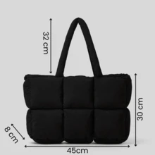 Tote Maxi Puffer Bag - Blendibox - Black - View 2